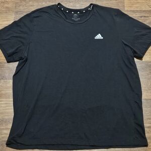 ADIDAS mens aerospace athletic t-shirt SIZE 2XL COLOR BLACK LXL26